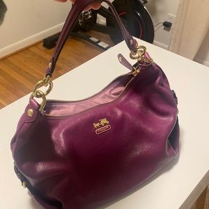 Berry/purple Coach purse